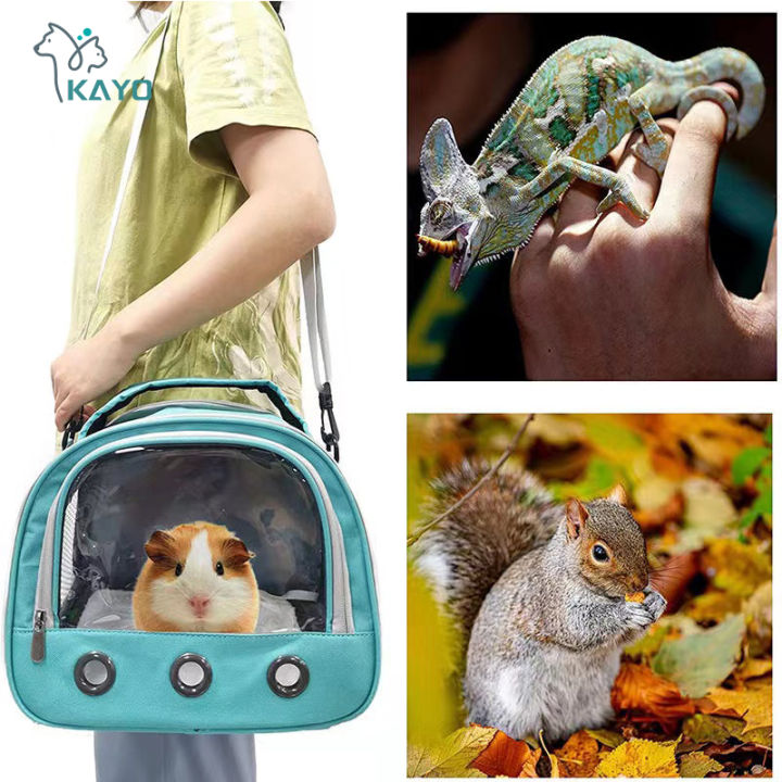 กระเป๋าใส่สัตว์ขนาดเล็ก-n-hedgehog-hamster-turtle-travel-carrier-แบบพกพากลางแจ้ง-hangbag-bird-hamster-squirrel-carrier