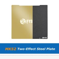 【HOT】♘™ 1pc 253.8x241mm MK52 Side PEI Coated Plate With Sticker Prusa i3 MK3S Printer