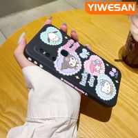 YIWESAN เคสสำหรับ Vivo V15 Pro เคสลายการ์ตูน Sanrio เคสโทรศัพท์ดีไซน์ใหม่บางสุดสร้างสรรค์ป้องกันขอบสี่เหลี่ยมเคสปลอกซิลิโคนนิ่มเคสกันกระแทก