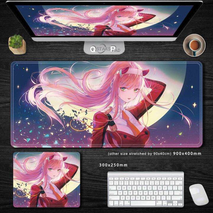 Zero Two Mouse Pad Darling In Franxx Desk Mat Anime Large Mousepad ...