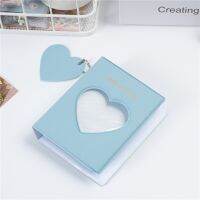 3 Inch Photocard Holder Sweet Heart Love Shape Hollow Photo Album Kpop Card Binder Mini Star Pictures Storage Collect Book  Photo Albums