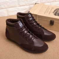 CODyx648 Hot Men Big Size Boots Men shoes Leather For Man High Top Casual Shoes