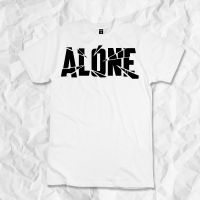 เสื้อยืดลาย Alone เสื้อยืด เสื้อสกรีน เสื้อcotton เสื้อคอกลม