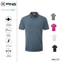 PING LINDUM  POLO PING MENS POLO เสื้อกอล์ฟผู้ชาย  เสื้อกีฬากอล์ฟผู้ชาย  เสื้อกีฬาผู้ชาย