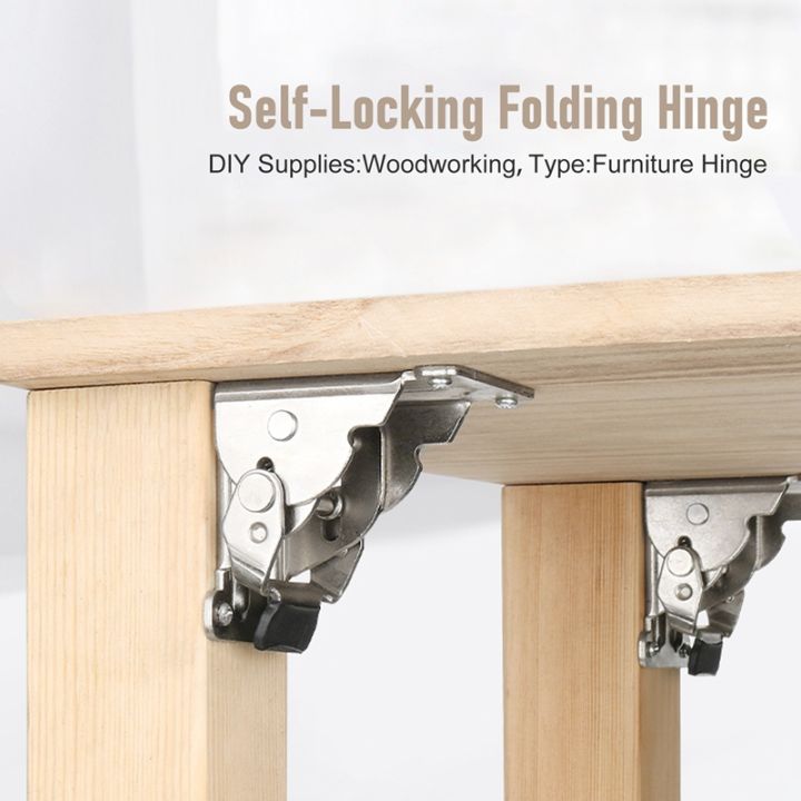 2pcs-0-90-180-degree-self-locking-folding-hinge-table-legs-silver-folding-coffee-table-furniture-hardware-cabinet-hinge