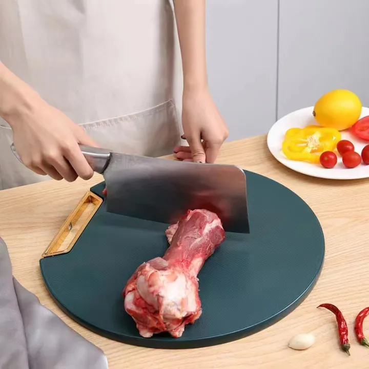 PE portable cutting mat set color kitchen cutting board set easy to clean modern cutting board