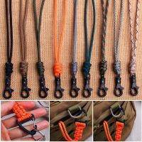 520YOSWI ใหม่ กระเป๋าเป้เอาตัวรอดฉุกเฉิน ความแข็งแรงสูง พวงกุญแจ Paracord หัวเข็มขัดสามเหลี่ยม Lan สายร่มชูชีพ พวงกุญแจ