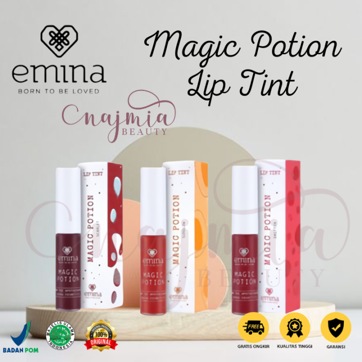 Emina Magic Potion Lip Tint Liptint ORIGINAL 6 Warna Lazada Indonesia