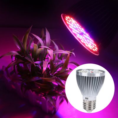 60W 60LED Full Spectrum Plant Grow Light Lamp Bulb for Plant Hydroponic Flower Planting Cultiva