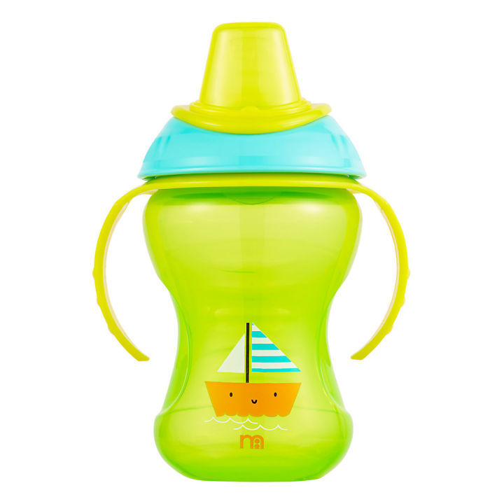 อุปกรณ์ทานอาหารเด็กเล็ก-mothercare-non-spill-trainer-cup-blue-pb871