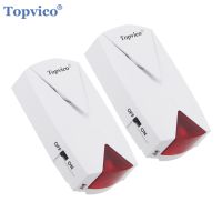 2pcs Power Failure Alarm Off + On Detector Alert 100V - 220V Freezer / Medical Outage Sensor 118dB Loud Siren with LED