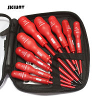 2021SKIUNT Magnetic Screwdriver Set 679Pcs High Voltage Resistant 1000V Slotted Phillips Screw Driver Kit For Electrician Tools