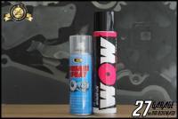 LUBE71 สเปรย์ล้างโซ่ WOW EXTRA ขนาด 350 มล. + สเปรย์หล่อลื่นโซ่ BOSNY จารบีขาว ขนาด 200 มล.