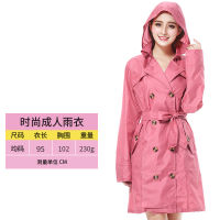 Raincoat Women Men Ladies Rain Coat Poncho Breathable Long Portable Water-Repellent Rainwear Jacket