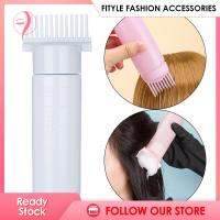 Fityle ขวด Applicator หวีรากเครื่องมือดัดผมยาย้อมขนแปรงล้างขวดสำหรับบ้าน DIY สีฟ้า