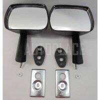 1984-88 FOR TOYOTA HILUX 1 TON PICKUP EXTERIOR FENDER MIRRORS BLACK RETRO NEW