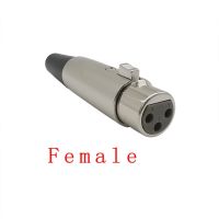 Xlr 3pin โลหะตัวเชื่อมอะแดปเตอร์บัดกรีตัวผู้และแจ็คตัวเมียสำหรับโต๊ะดนตรีลำโพงข้อต่อสายไมค์ไมโครโฟน