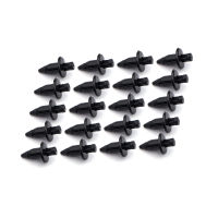 Universal 20Pcs 6Mm พลาสติกสีดำ Rivet Fairing Body Trim แผง Fastener สกรูคลิปสำหรับ Honda A Auto Fastener Push คลิป