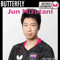 ไม้เปล่า BUTTERFLY ตระกูลชื่อนักกีฬา MIZUTANI JUN มี 2 รุ่น