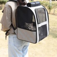 Puppy Pet Carrier Bag Dog Backpack Cat Transport Bag with Mesh Window Breathable Foldable Handbag Backpack for Small Dog Cat