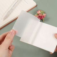 กระดาษโน้ตเขียนเตือนแบบใสบันทึกย่อช่วยเตือนกันน้ำแผ่นบันทึกความจำกระดาษโน้ตโปร่งใส