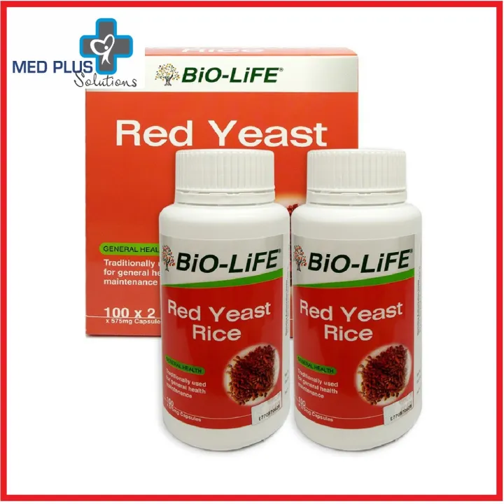 Biolife Red Yeast Rice Extract 480mg (Exp 7/2024) [Bio life Biolife