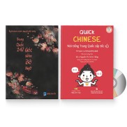Sách - Combo Quick Chinese - Nói tiếng Trung Quốc cấp tốc Kèm CD + Trung