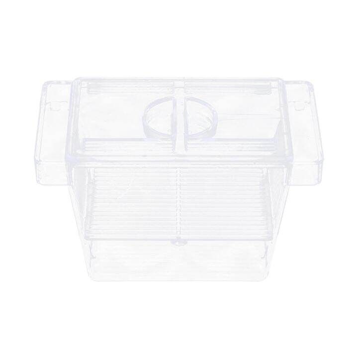 【100% Ready Stock】Aquarium Incubator Breeding Box Clear Breeder Fish ...