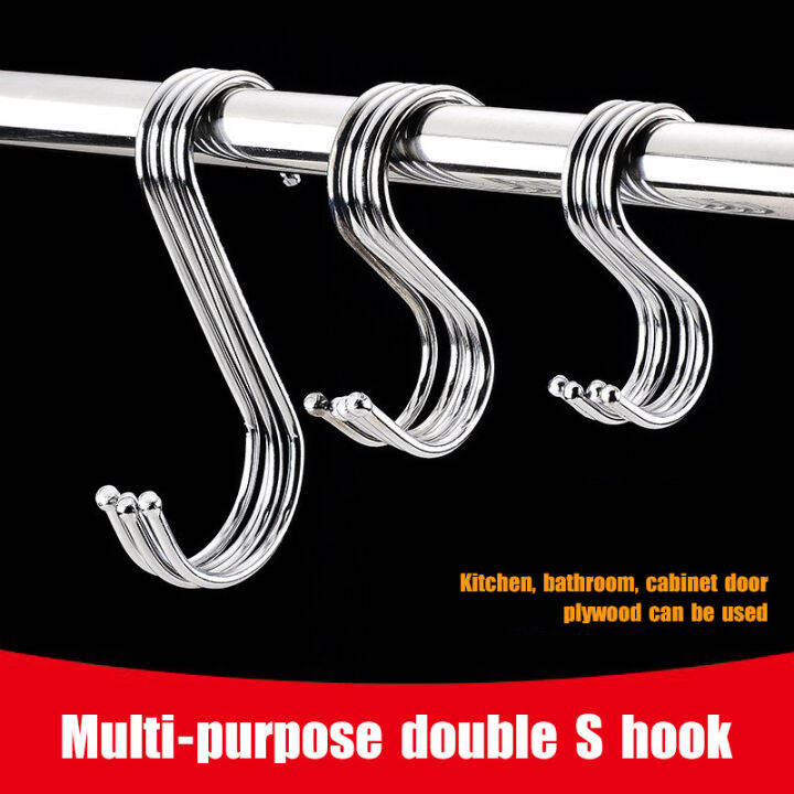S Shaped Hooks Stainless Steel Heavy Duty Metal Hooks Super Loadbearing Hooks For