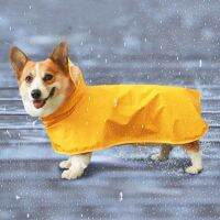 Pet Dog Raincoat For Small Medium Large Dogs Waterproof Jacket Rain Coat Clothes Corgi Husky Schnauzer Pug Labrador CTC01 Clothing Shoes Accessories C