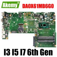 AKemy For HP Probook 430 440 G3 Laptop Motherboard Mainboard W/ 3855U I3 I5 I7 6th Gen CPU DDR3 UMA DA0X61MB6G0 Motherboard