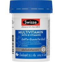 Fast Shipping จัดส่งฟรี SWISSE Ultivite Multivitamin With B Vitamin 30 TAB. วิตามิน เกลือแร่ และสารสกัดจากธรรมชาติ [COD]