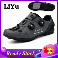 LiYu Original รองเท้าขี่จักรยาน Unisex ไม่มีล็อครองเท้าจักรยาน Non Cleats จักรยานเสือหมอบรองเท้าผู้ชายและผู้หญิงกลางแจ้งขี่การฝึกอบรม Racing รองเท้ากีฬายาง Sole รองเท้าผ้าใบสำหรับขี่จักรยาน Road Mountain Bike รองเท้าสบายลื่น