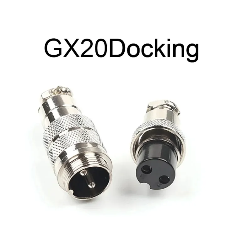 1set GX20 2/3/4/5/6/7/8 Pin Butt type Aviation Plugs Sockets Connector