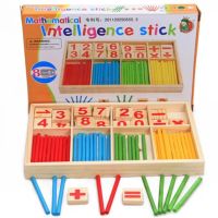 【CC】❇  Figure Blocks Counting Sticks Education Intelligence Block Mathematical Children