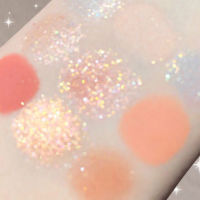 อายแชโดว์ 9 สี Glitter Matte Smooth Blend แต่งหน้าอายแชโดว์สำหรับผู้หญิงหญิง