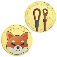 Dogecoin Killer Shiba Inu Coin Shib Crypto Coins Gold Plated Physical Shib Coin Souvenirs And S Commemorative Coin