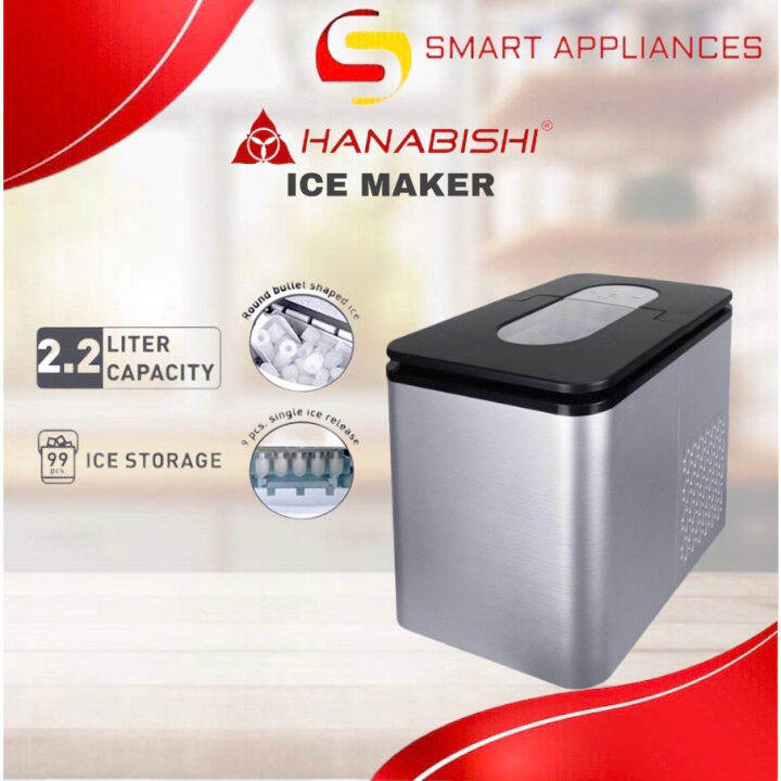 Hanabishi Ice Maker HICEMAKER240 2.2 Liters up to 12kg by Smart