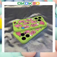 [OKOKSO] ใหม่ เคสโทรศัพท์มือถือคู่รัก กันหล่น ลายการ์ตูนหมู สําหรับ OPPO Reno9 Reno8 Reno7pro reno6 7z 5 R17 Model A9 2023 4Z 5G F11 A31 A15 A3S A77