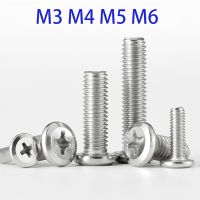 M3 M4 M5 M6 304 Stainless Steel Large Flat Head Phillips Allen Furniture Rivet Screw Connector Joint Bolt