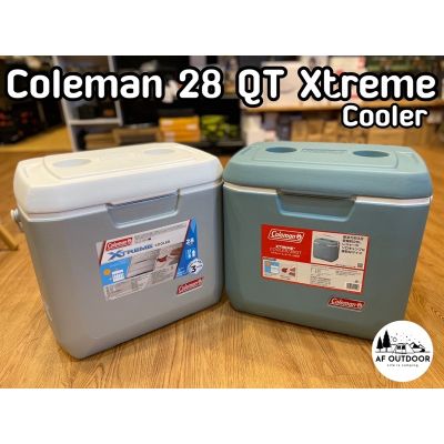 Coleman Xtreme Cooler 28QT โคลแมน คลูเลอร์กระติกน้ำเก็บความเย็น ขนาดพกพา 25ลิตร กระติกน้ำ เก็บได้ 3 วัน