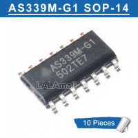 10Pcs AS339M-G1 SOP-14 AS339M-E1 AS339M SOP14 AS339 SOP SMD เครื่องเปรียบเทียบแรงดันไฟฟ้าชิป IC ใหม่