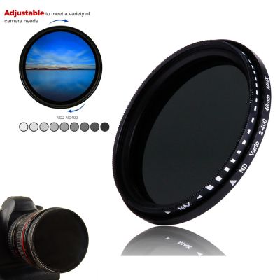 New Arrival Fader Variable ND Filter Adjustable ND2 To ND400 Neutral Density 37 40.5 43 46 49 52 55 58 62 67 72 77 82 86 95 MM Filters