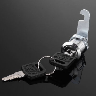 【Factory-direct】 ชุดล็อคตู้มีลิ้นชักเอบีเอสพลาสติกที่จับคุณภาพกุญแจ Perabot Rumah ที่ล็อคกล่องจดหมายขนาด16-30มม. หลายชุดพร้อมกุญแจ2ปุ่ม