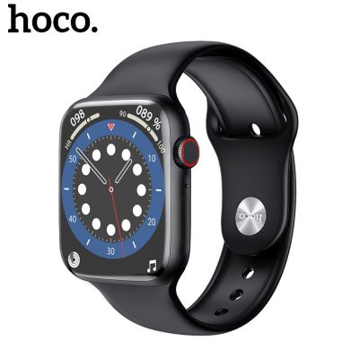 HOCO Y5 Pro สมาร์ทวอท์ชของแท้,สำหรับทุกเพศกีฬาออกกำลังกายบลูทูธ5.0กำไลข้อมืออัจฉริยะเครื่องวัดชีพจรความดันโลหิต IP68นาฬิกากีฬากันน้ำ