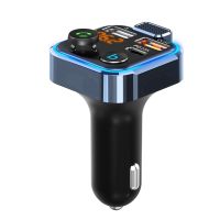 Car FM Transmitter Sound Fast USB Charger Car Adapter Support 42W PD+QC3.0 LED Backlight Wireless Call