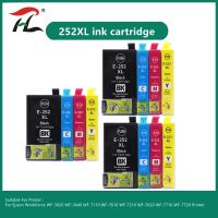 หมึก252XL ตลับหมึก E-252XL T252XL ขนาด252 XL สำหรับ Epson Workforce WF-3620 3640 7110 7210 7610 7620 7710เครื่องพิมพ์7720