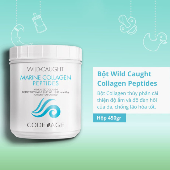 Hàng nhập khẩu - bột uống collagen thuỷ phân code age wild caught marine - ảnh sản phẩm 4
