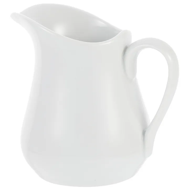 Small Ceramic Creamer Cup 250ml Creamer Pitcher with Handle Gravy