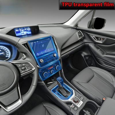 dfthrghd For Subaru Forester 2019-2020 Car Interior Center console Transparent TPU Protective film Anti-scratch Repair film Accessories